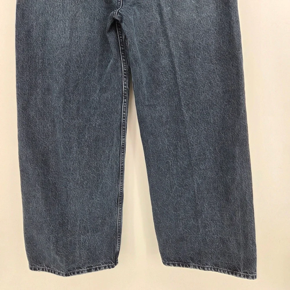 Rag & Bone Andi High-Rise‎ Ankle Wide Leg Cropped Jeans Dark Wash Size 27